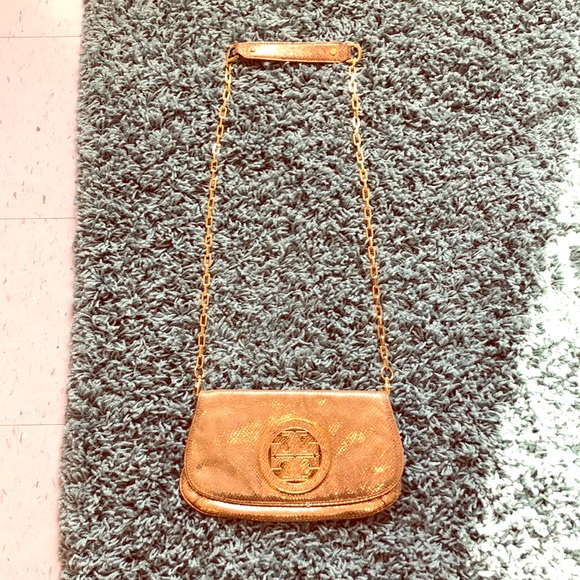 Tory Burch Handbags - Tory Burch Gold Crossbody Purse